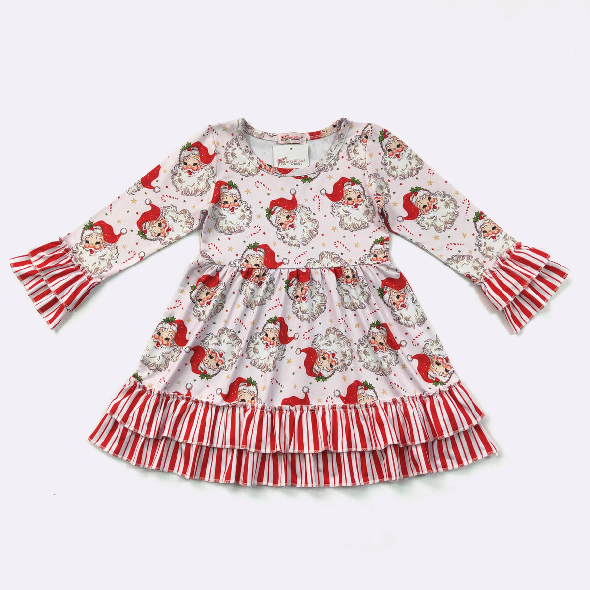 Pink Kris Kringle Girls Dress