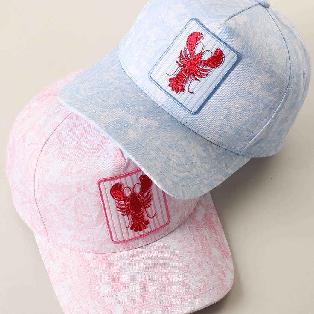 LOBSTER Patch Embroidered Camo Trucker Hat