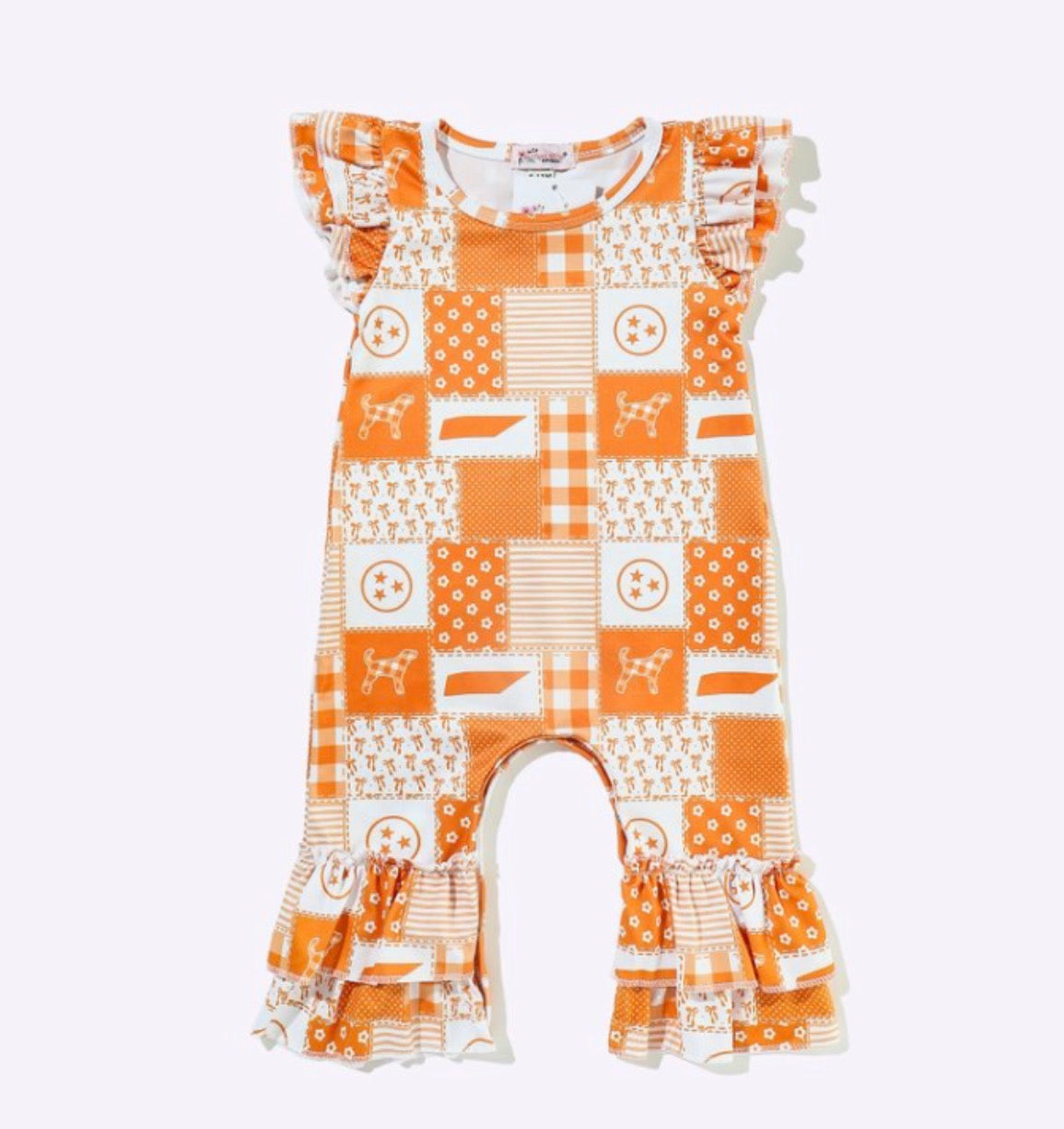 Patchwork TN Baby Romper