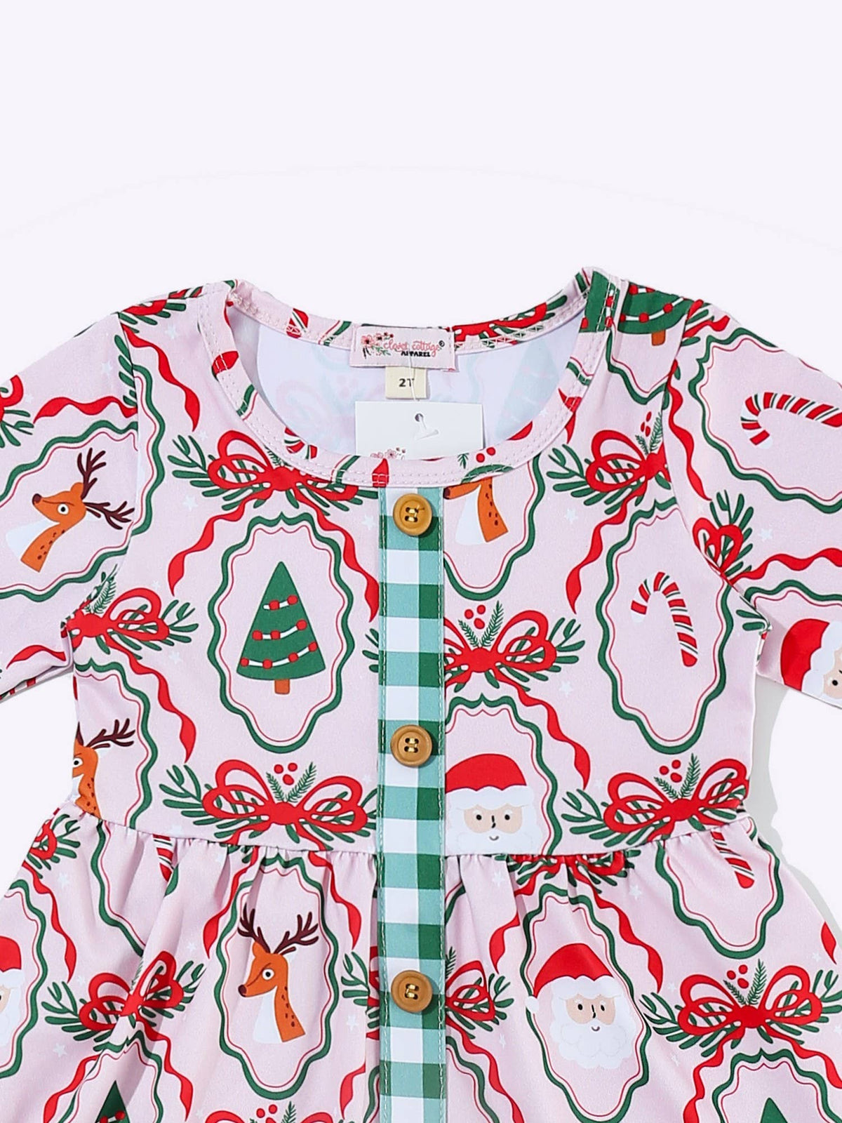 Boughs of Holly Girls Dress
