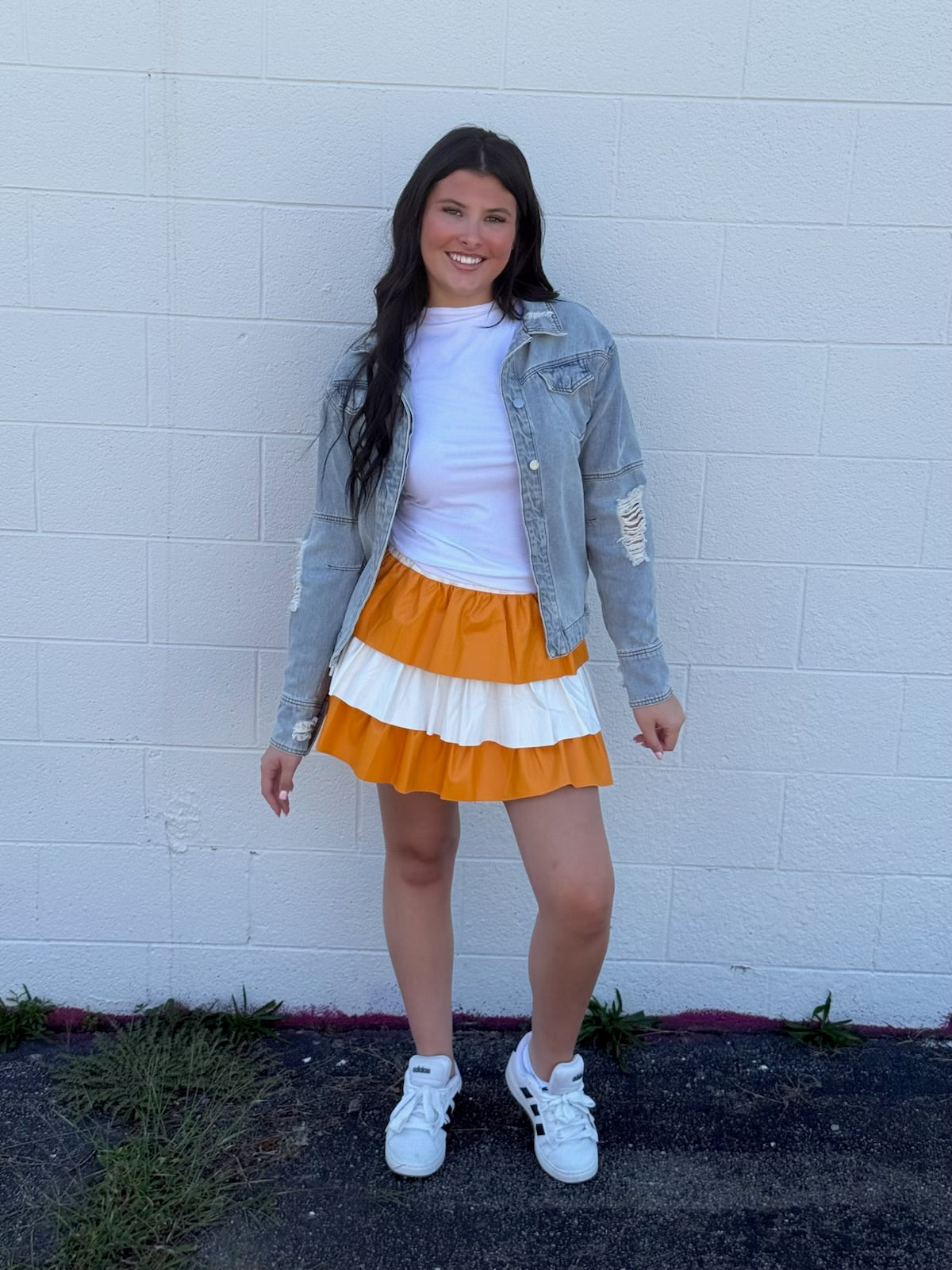 Faux Leather Mini Skirt