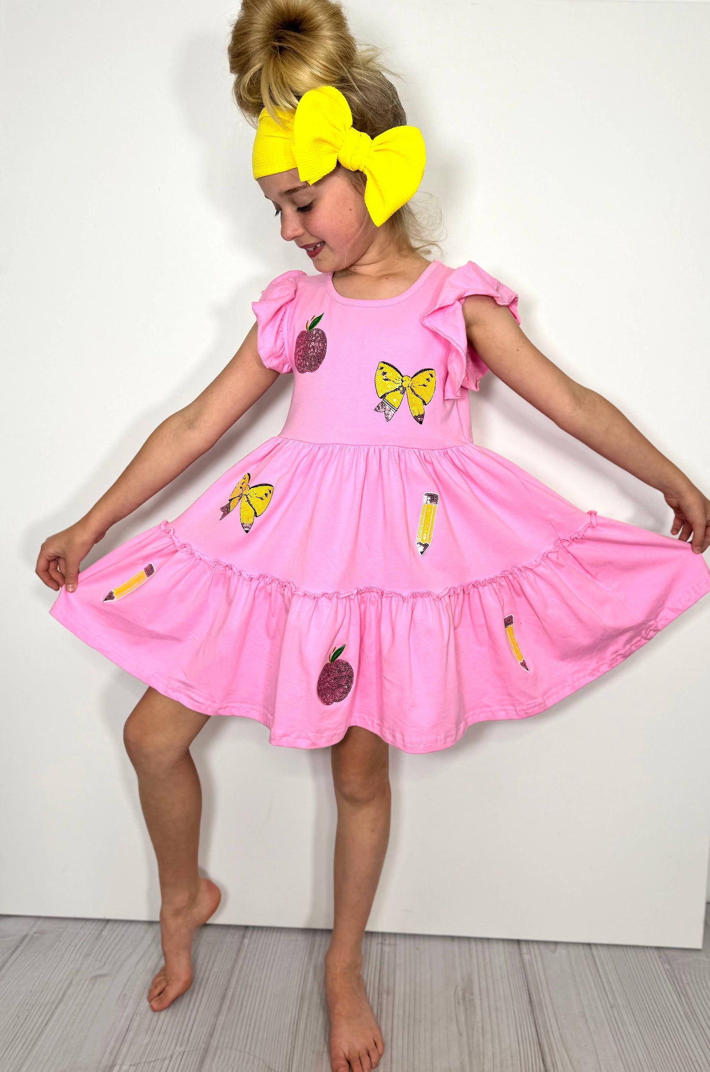 Teacher's Pet Sequin Girls Dress
