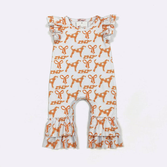 Checkered TN Girly Baby Romper