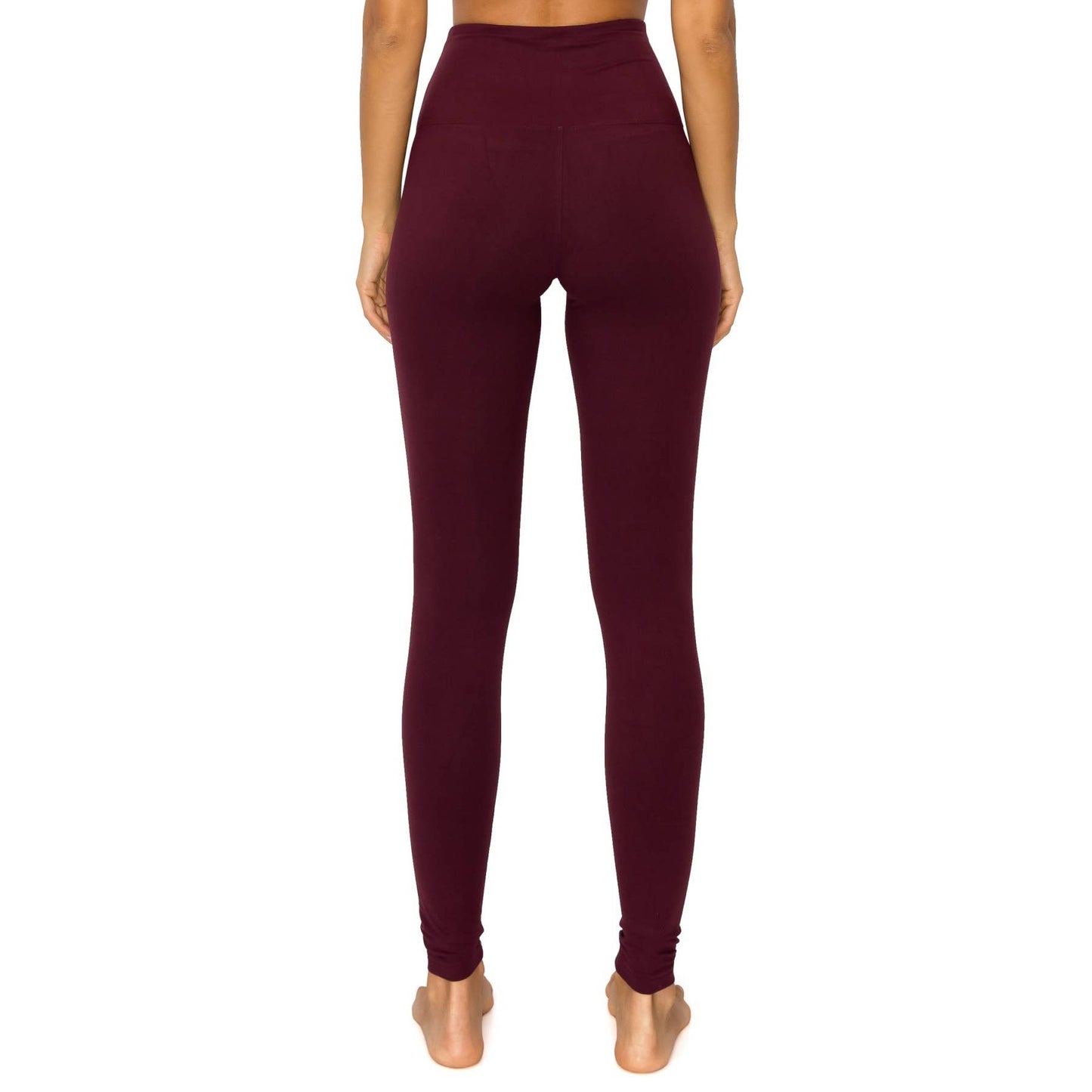 5" Yoga Band Premium Solid Activewear Leggings