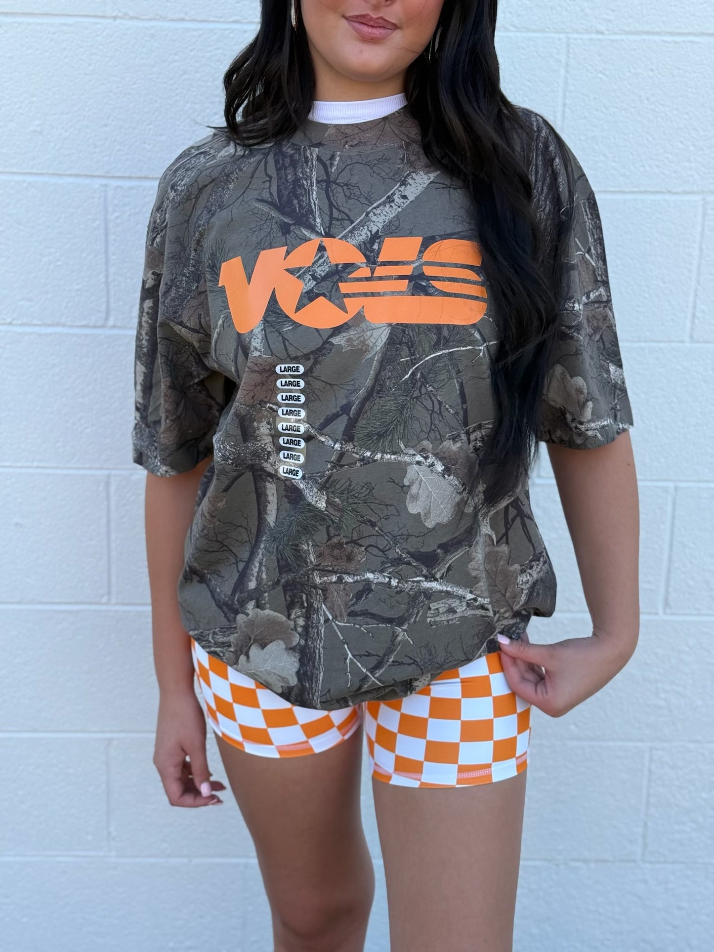 Yoga Checkered Game Day shorts