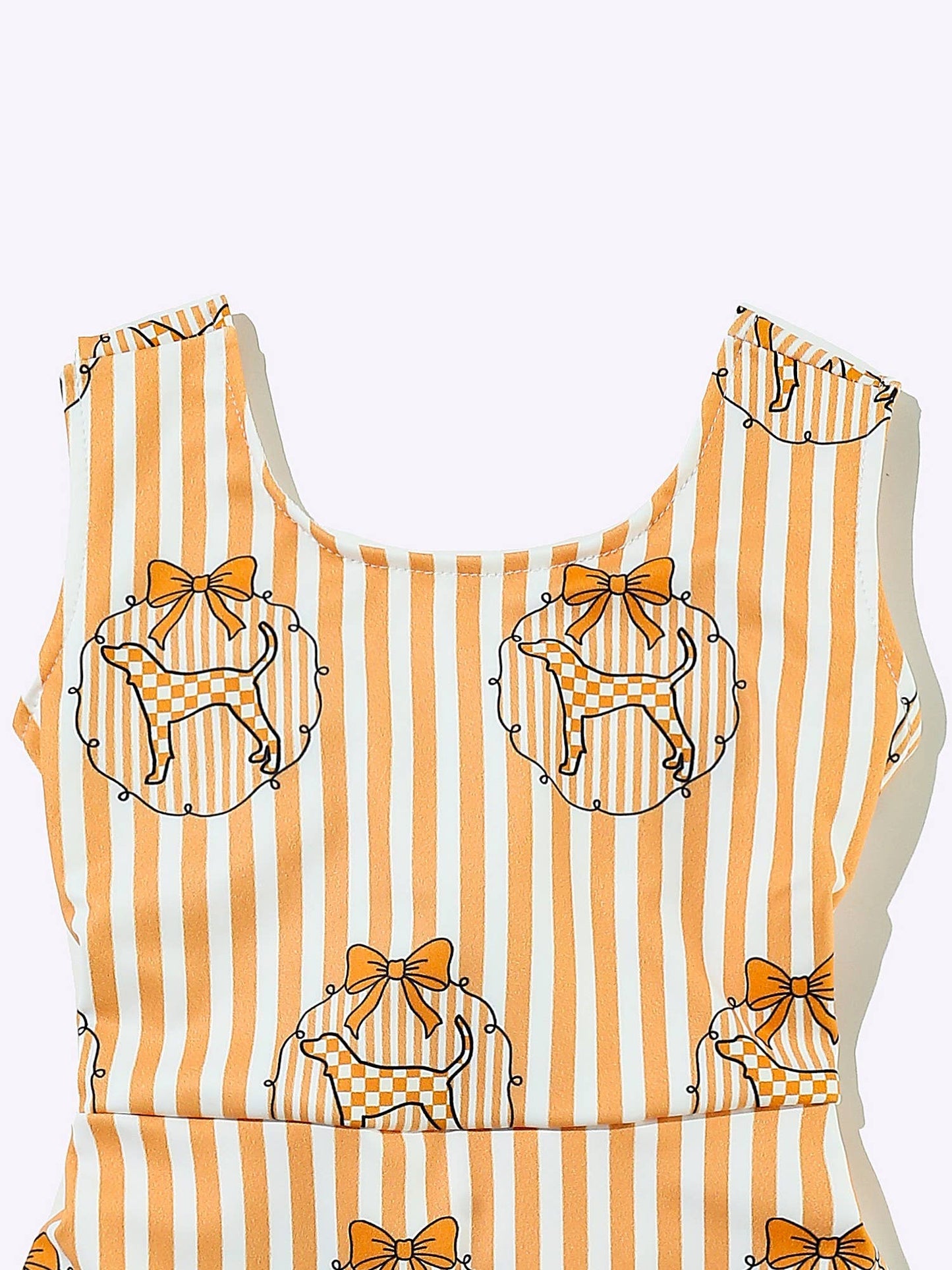 Preppy TN Stripe Athletic Girls Dress