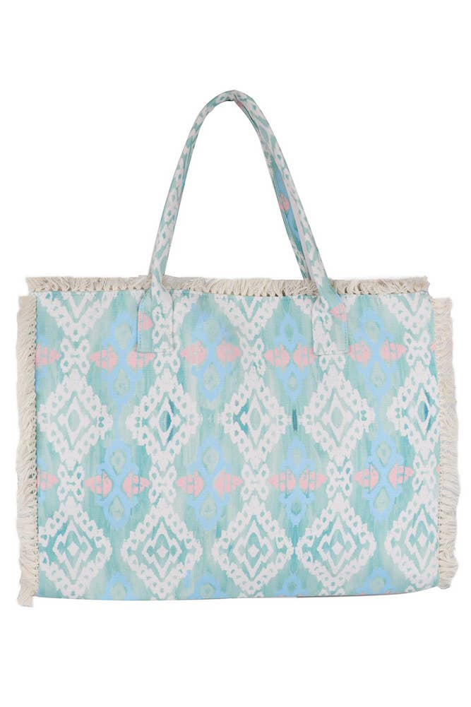 Boho Pattern Fringe Bag