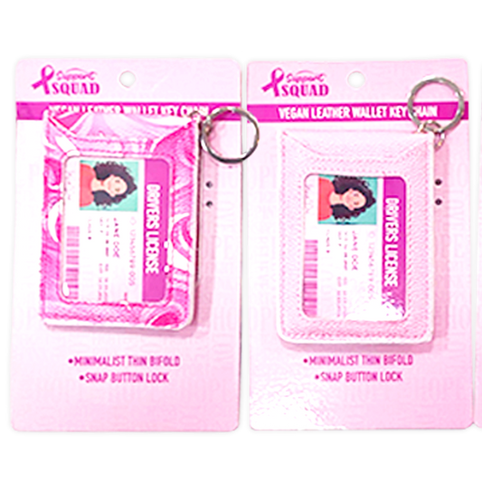 Vegan Leather Keychain Wallet