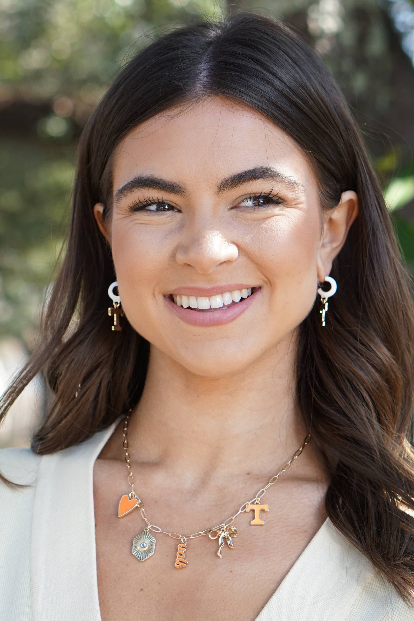 Tennessee Vols Paper Clip Charm Collector Necklace