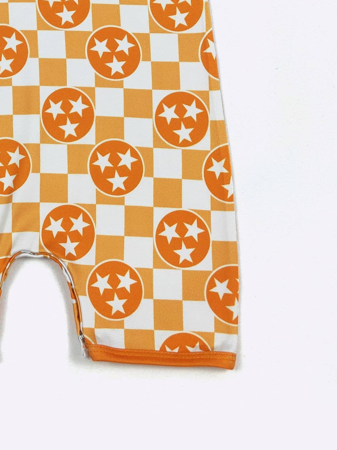 Orange Tri Star Boy Romper
