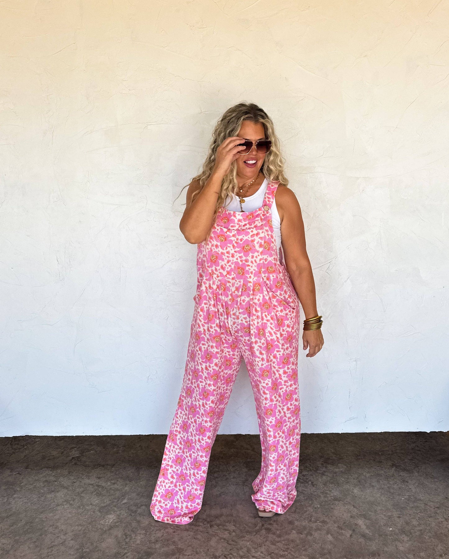 2ND CUT- CASSIDY FLORAL BOHO OVERALLS