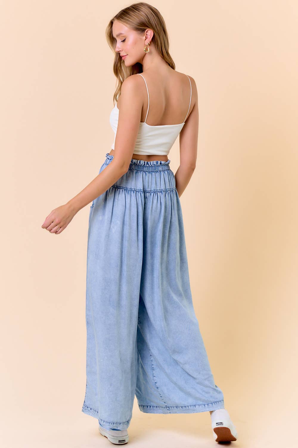 TENCEL DENIM  WIDE LEG