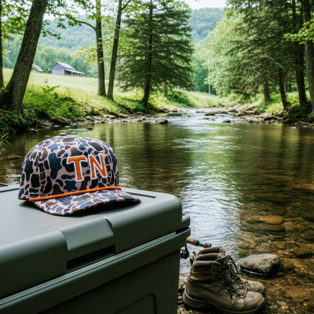Tennessee TN Hat - Mix-Up Camo