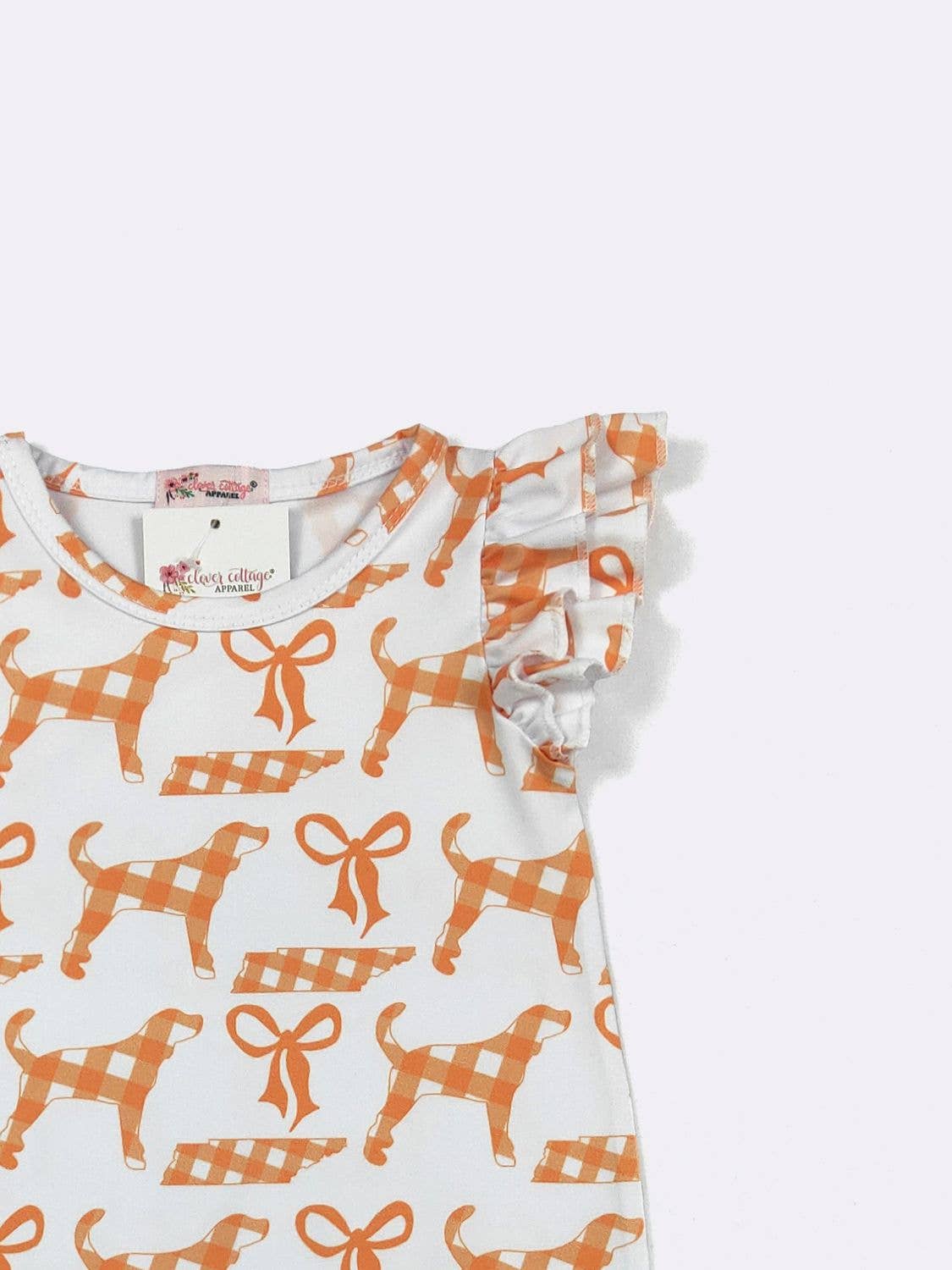 Checkered TN Girly Baby Romper