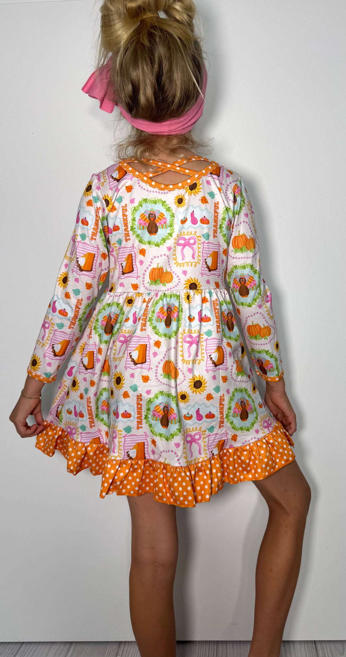 Thankful Turkey Girls Dress