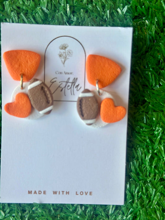 Small Gameday Clay Earrings