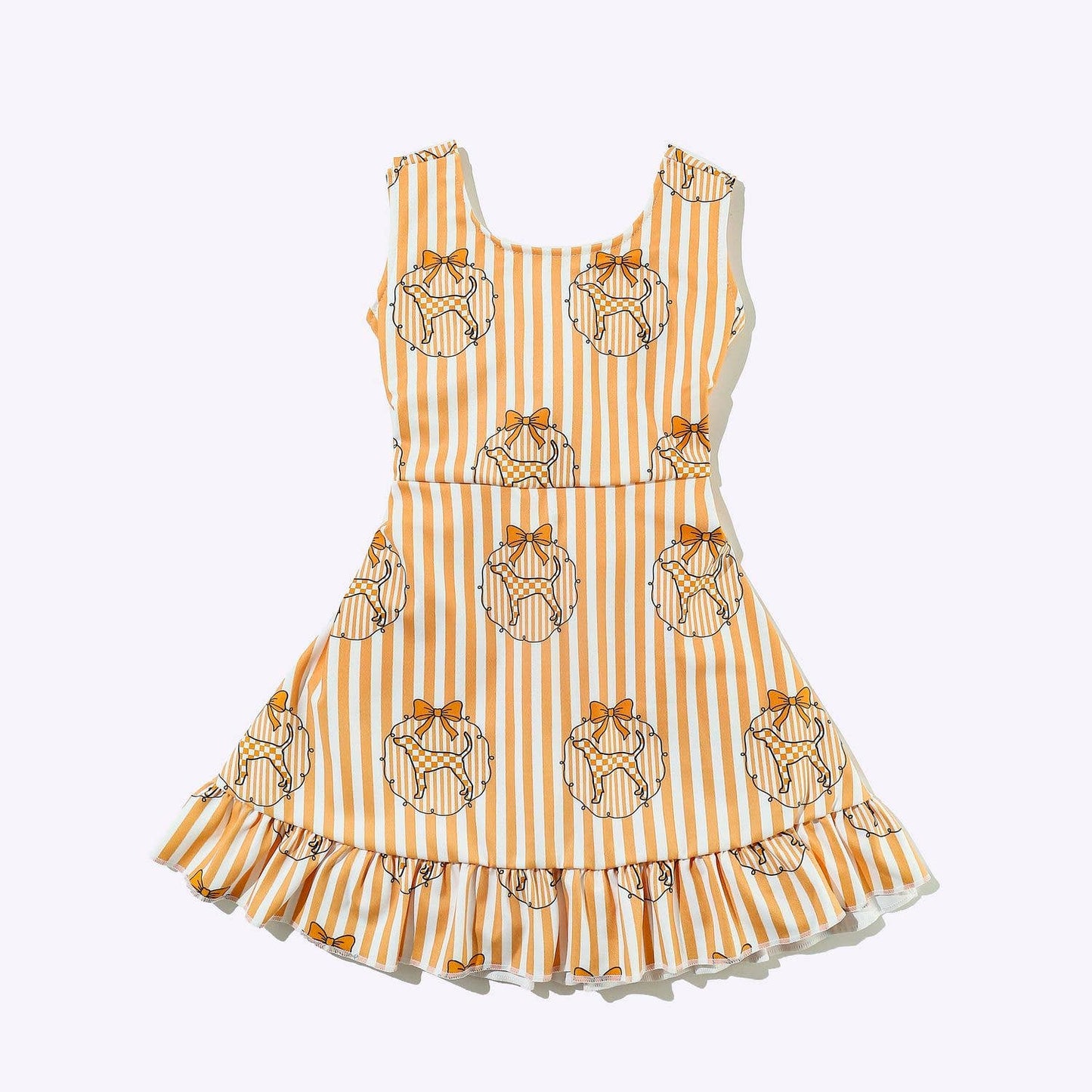 Preppy TN Stripe Athletic Girls Dress