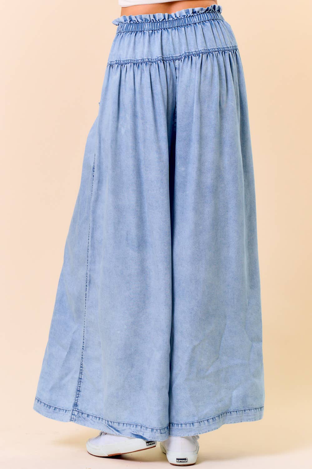 TENCEL DENIM  WIDE LEG