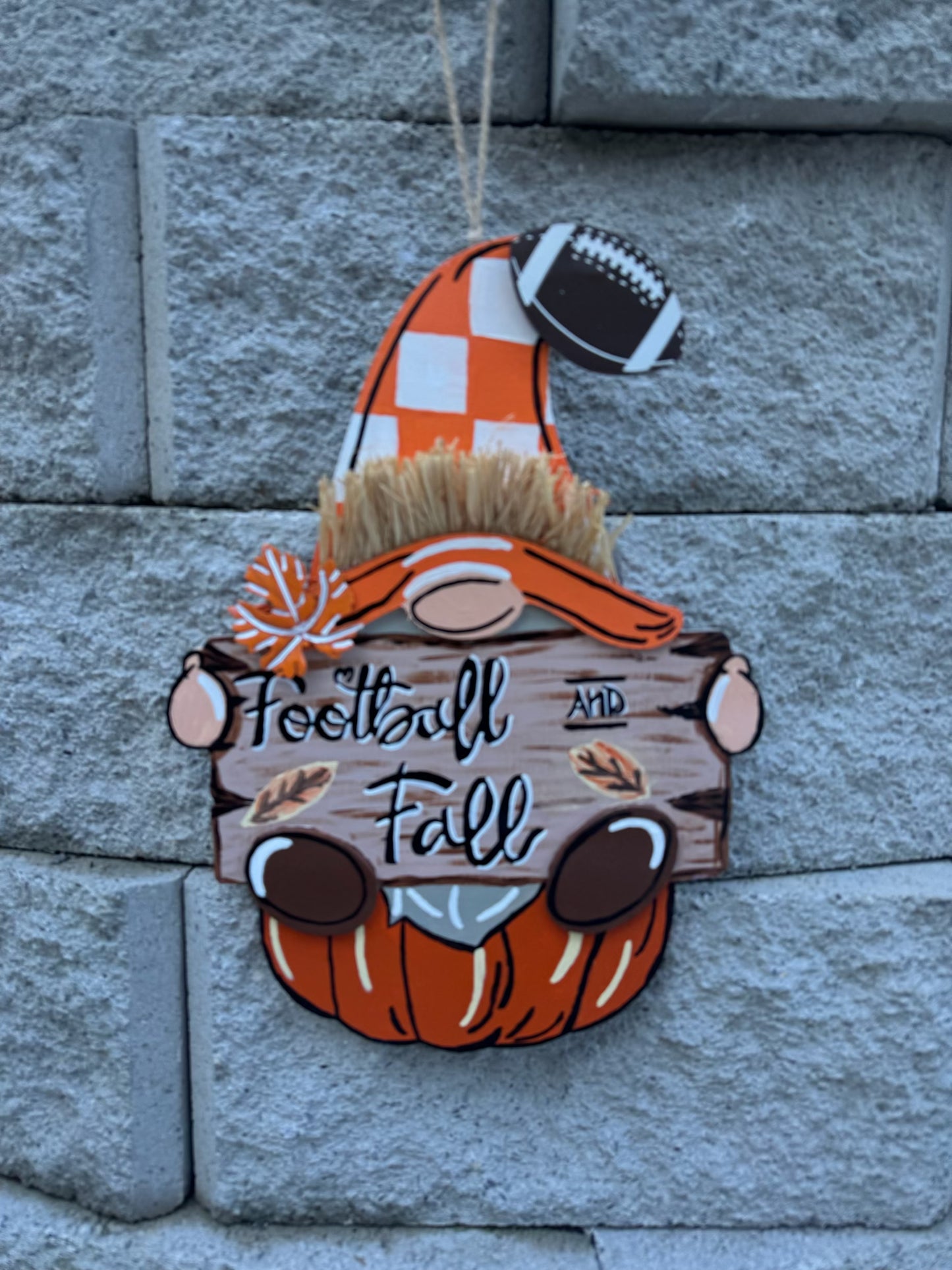 Football & Fall Gnome