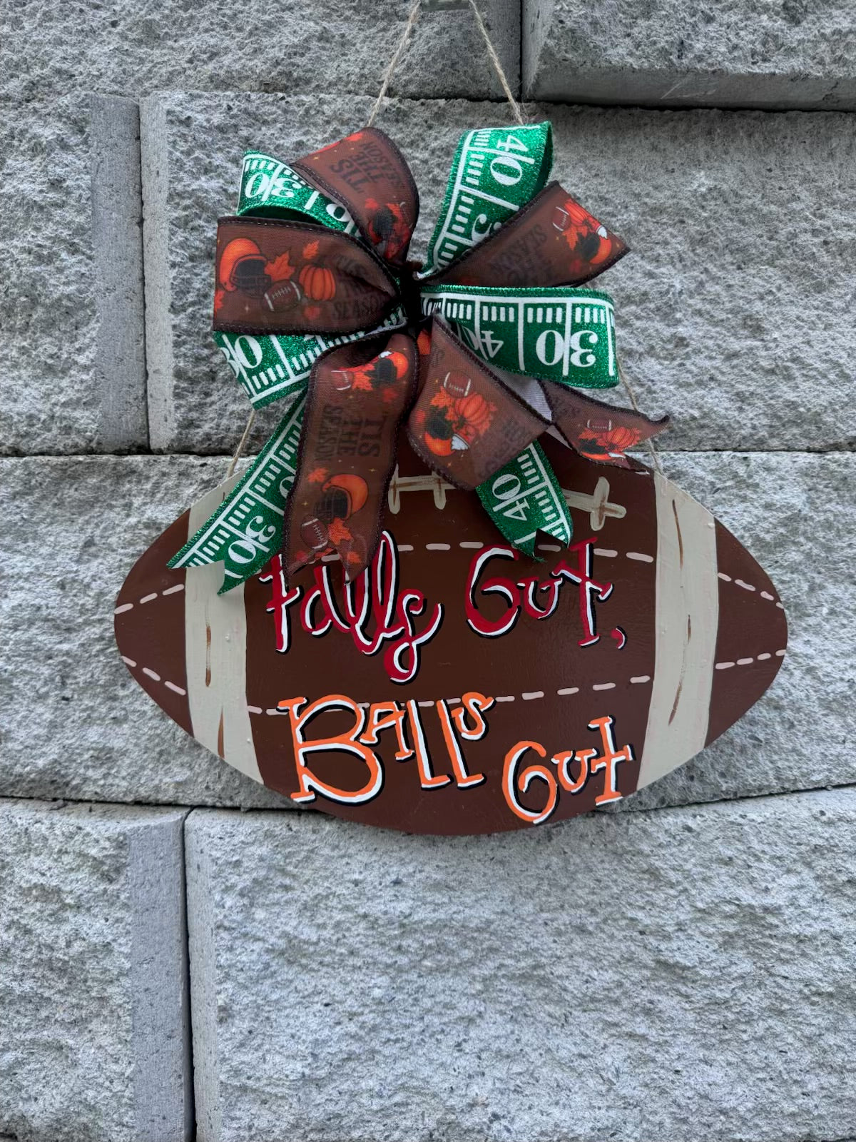 Falls Out, Balls Out Door Hanger