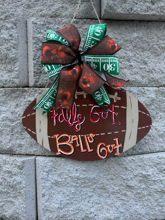 Falls Out, Balls Out Door Hanger
