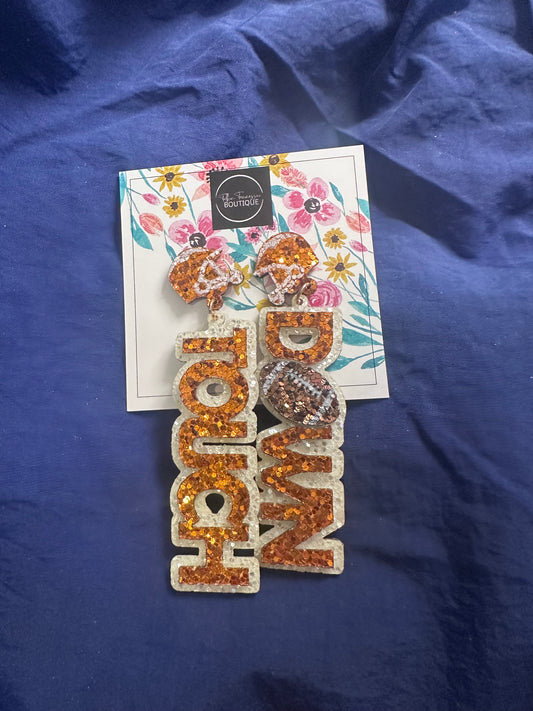 Glitter Gameday Earrings