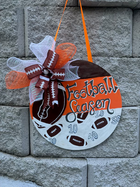Football Season Door Hanger