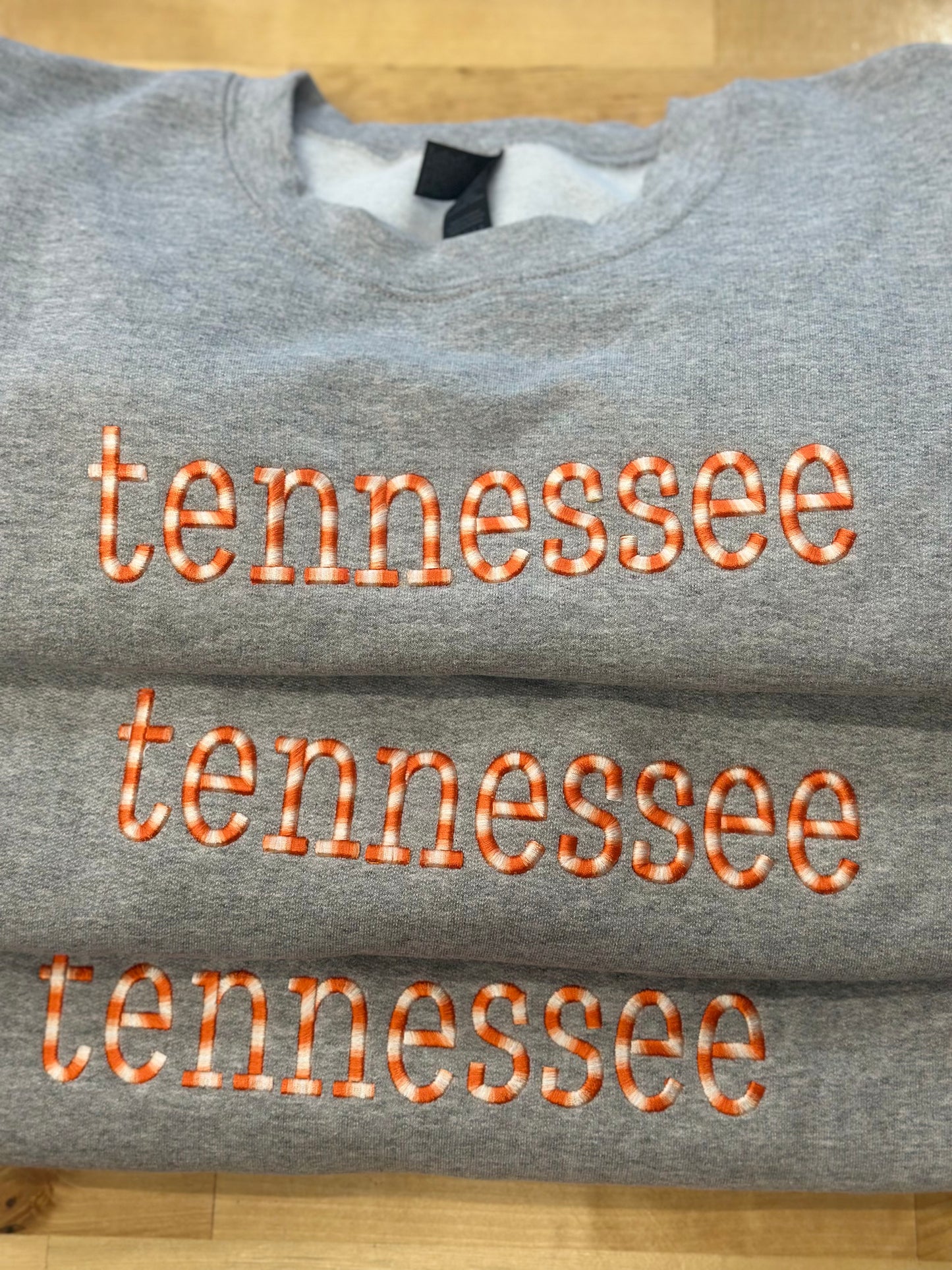 "Tennessee" Embroidered Sweatshirt