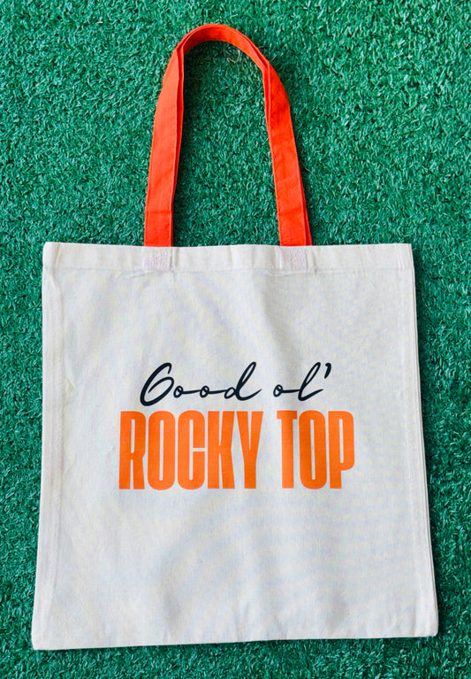 “Good Ol’ Rocky Top” Canvas Tote
