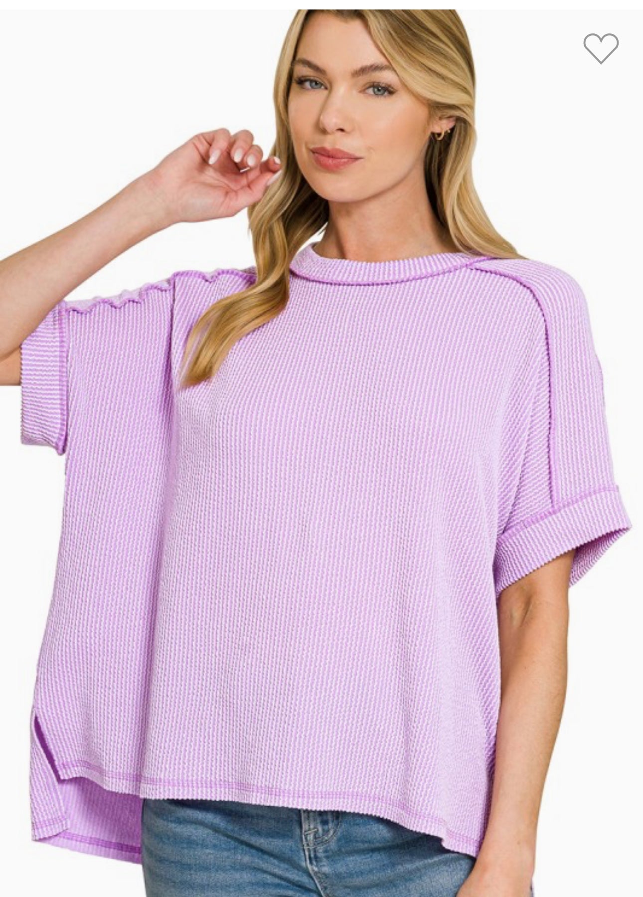 Raised Ribbed Cuff Sleeve
