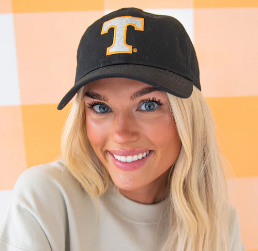 Gameday Glitter "Power T" Baseball Hat