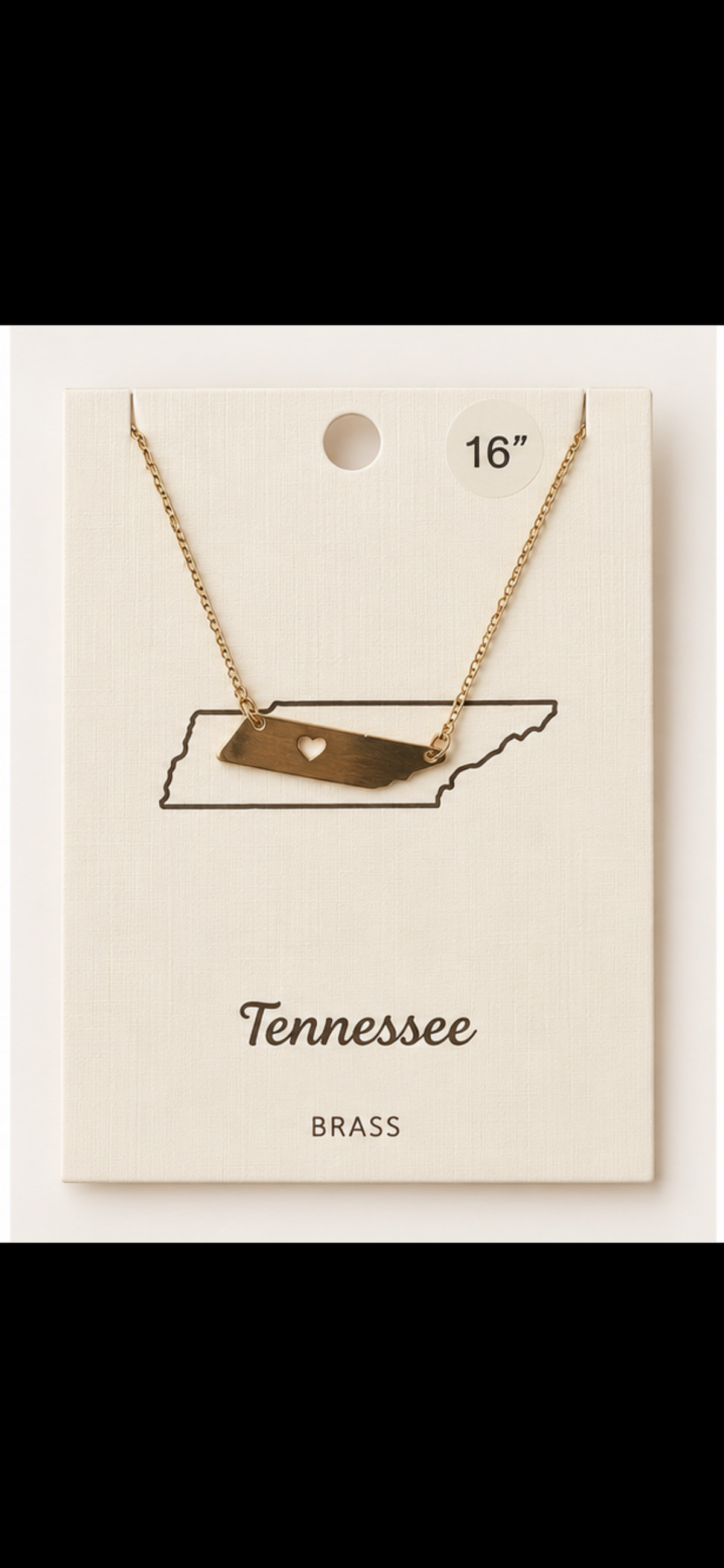 Tennessee State Necklace