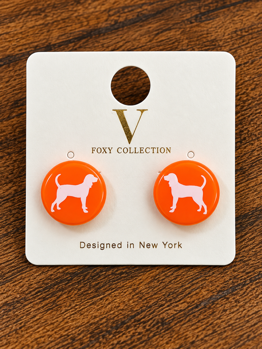 Smokey Paved Earrings