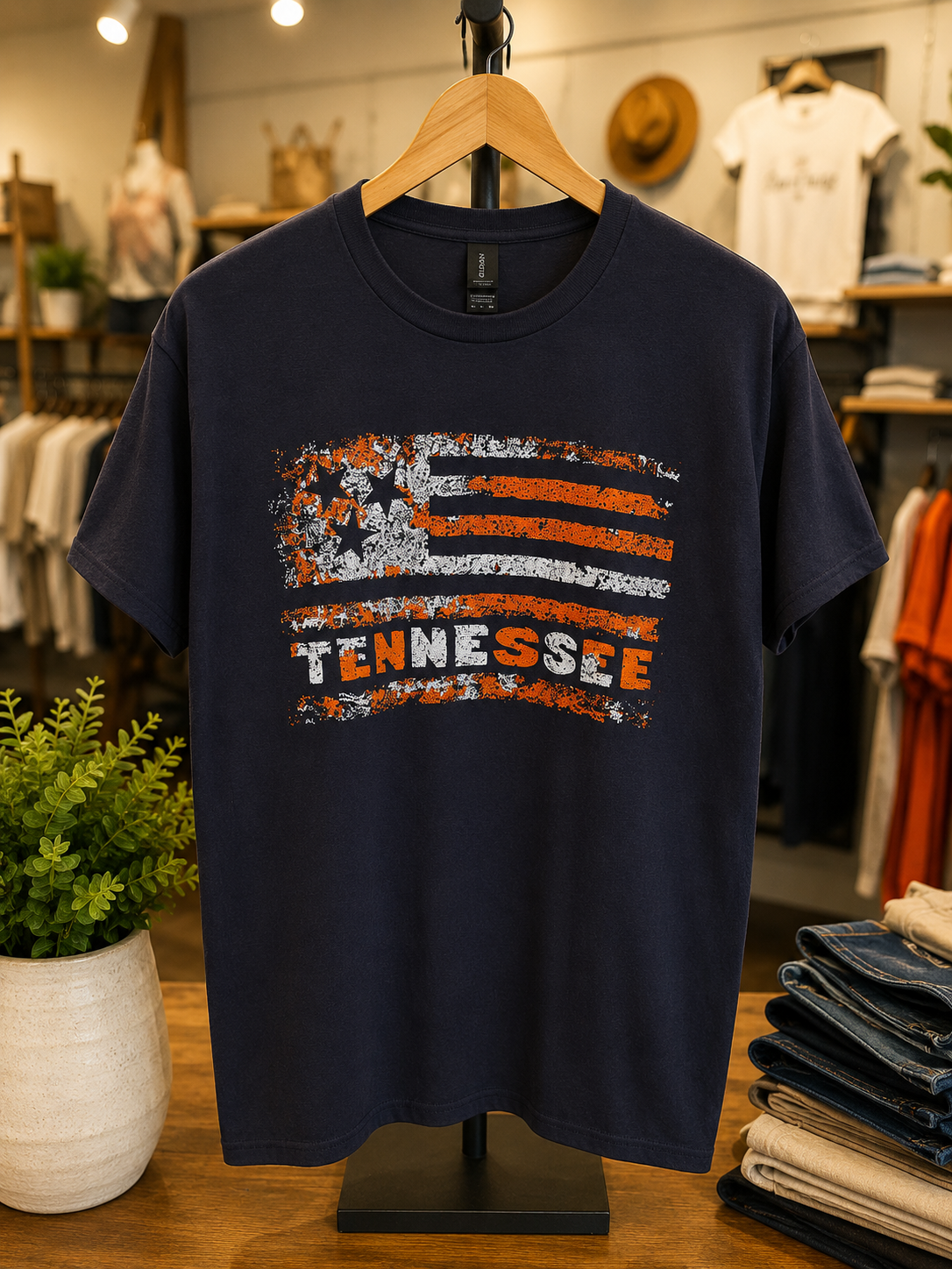 Distressed Flag T-shirt