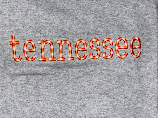 Tennessee Stripe Embroidered Long Sleeve
