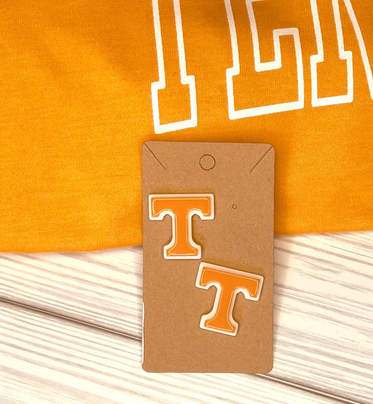 Tennessee "T" Stud Earrings