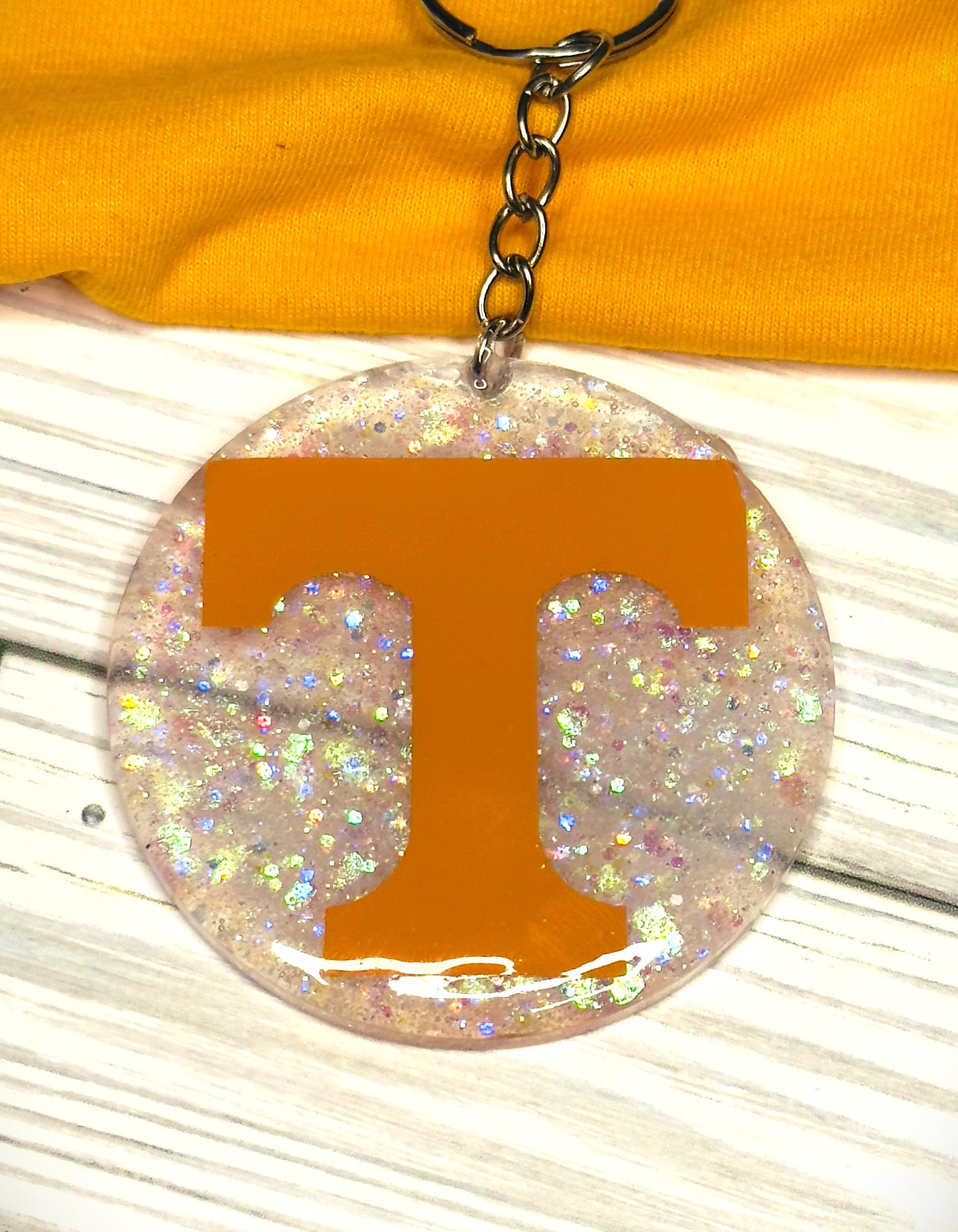 Glitter Tennessee Keychain