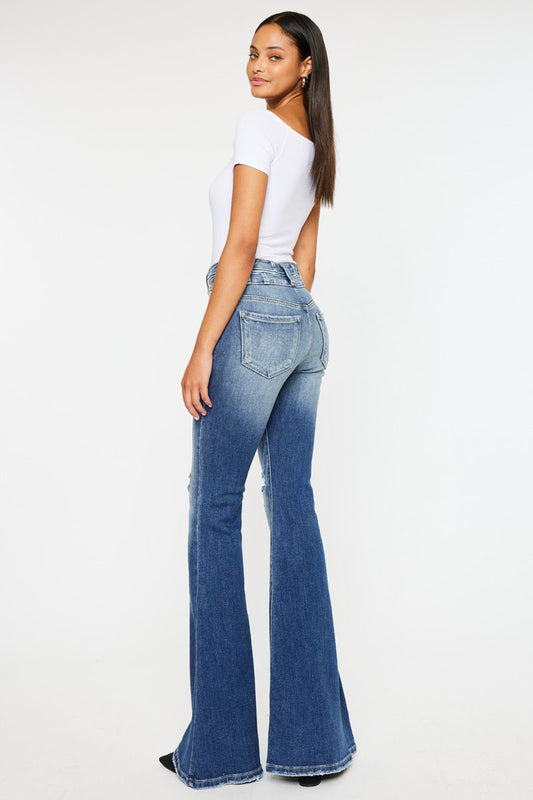 High Rise Super Flare Jeans