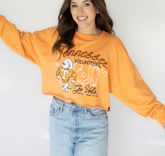 Tennessee Vault Vibe Cropped Longsleeve