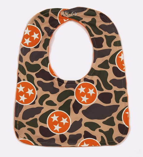Tri Star Camo Baby Bib