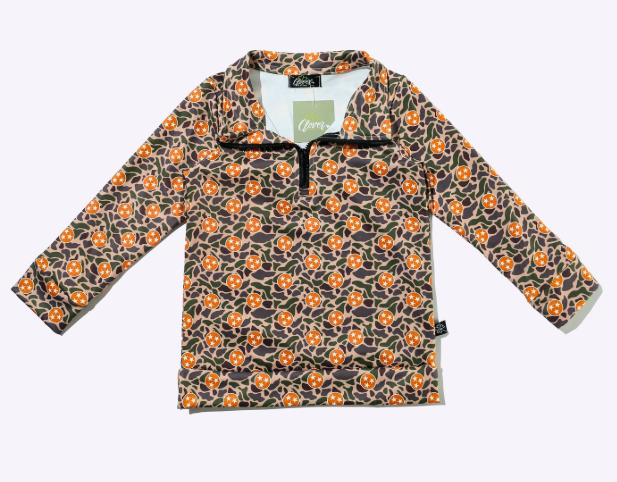 Tri Star Camo Boy Quarter Zip