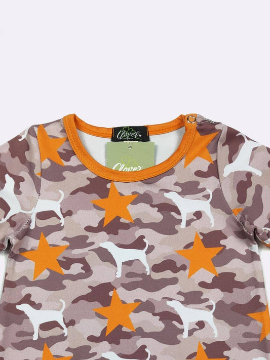 Smokey Camo Boy Romper