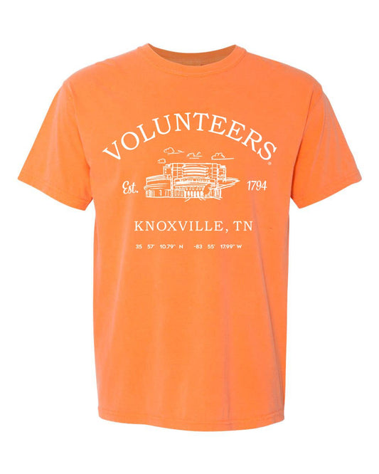 Tennessee Vols Stadium Coordinates