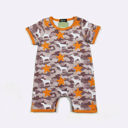 Smokey Camo Boy Romper