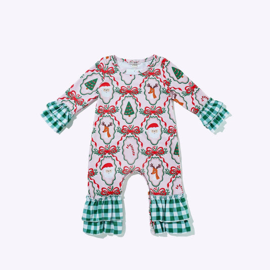 Boughs of Holly Baby Romper