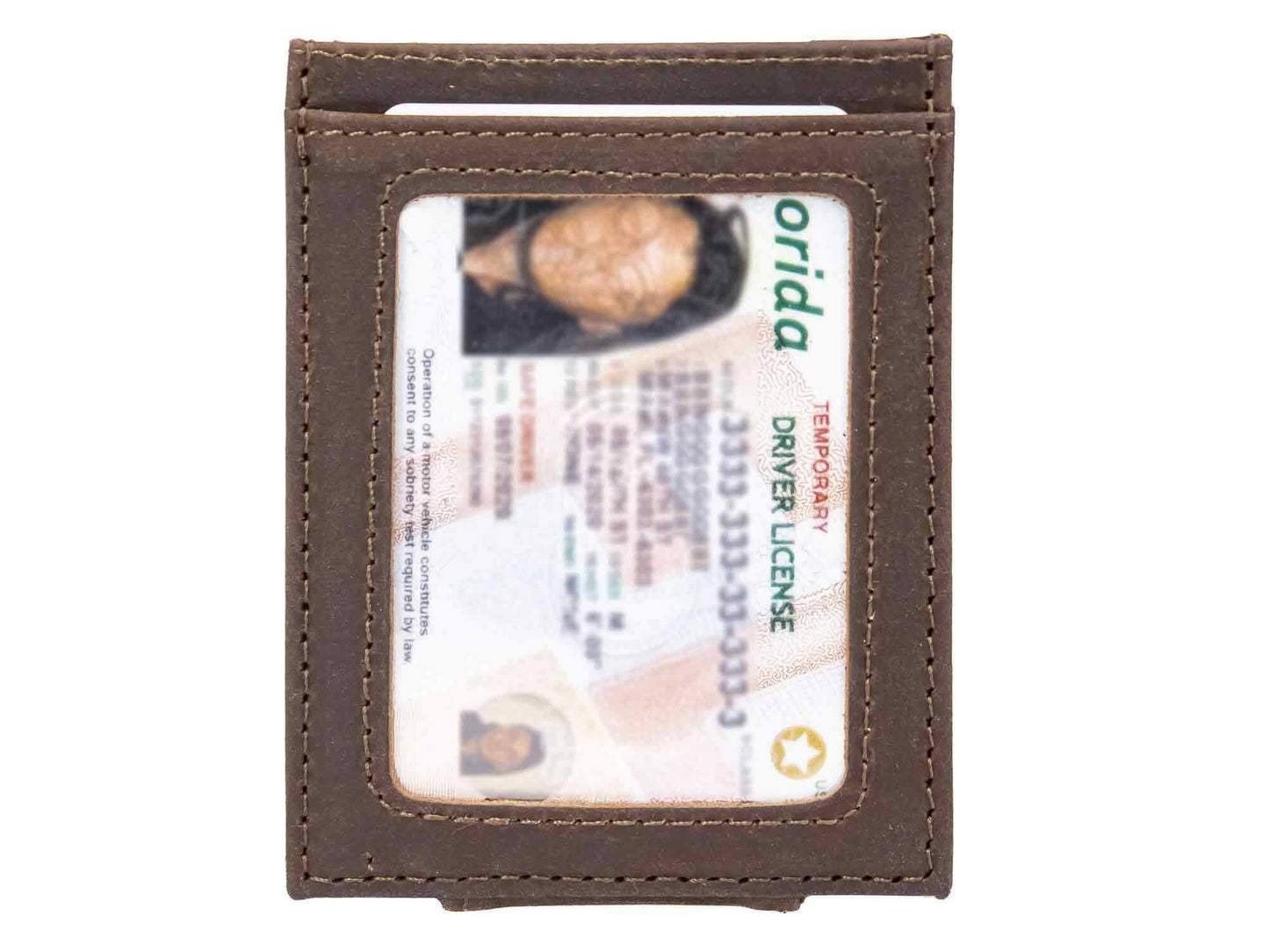 Tennessee Vols Magnetic Old School Camo Leather Wallet.