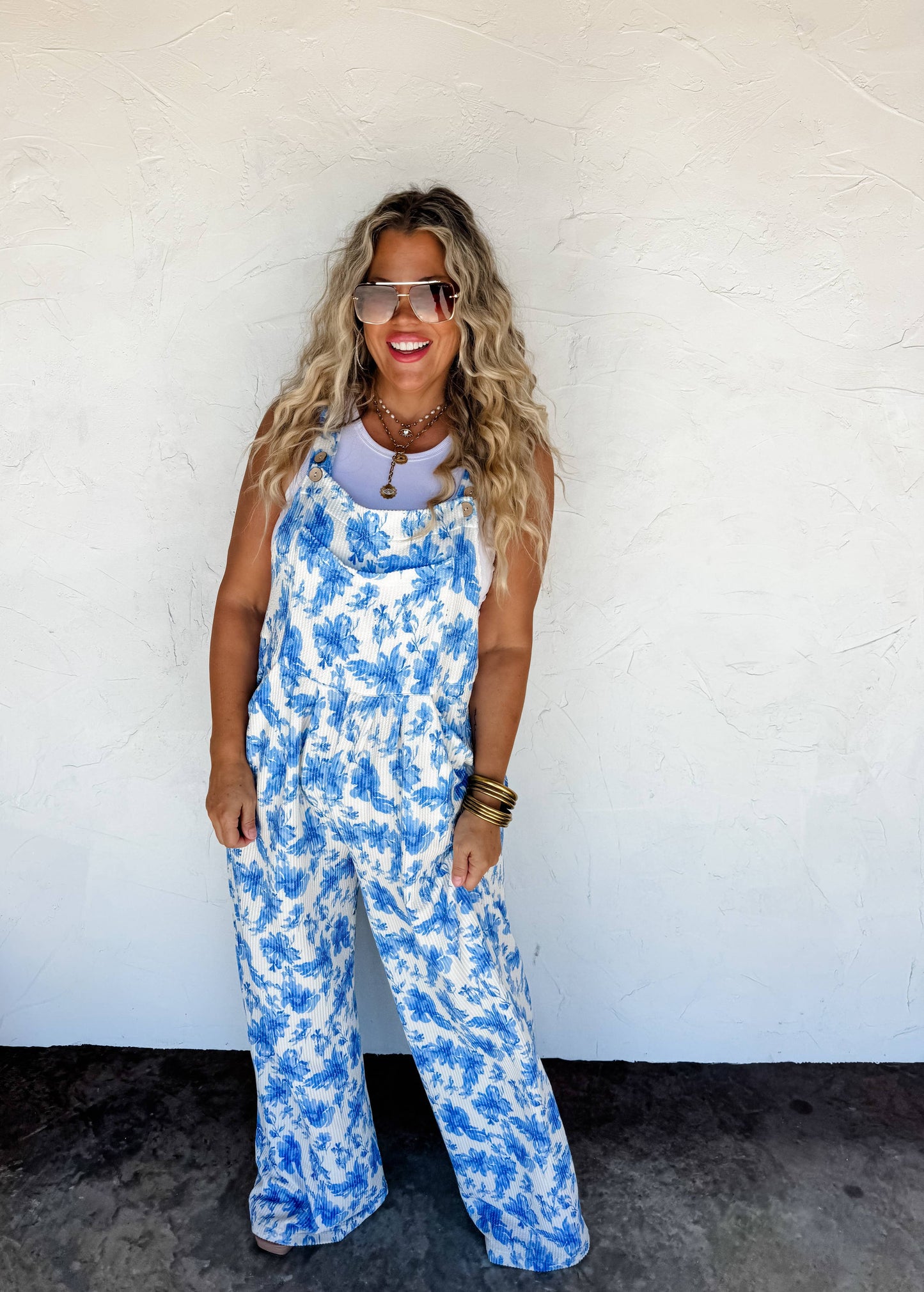2ND CUT- CASSIDY FLORAL BOHO OVERALLS