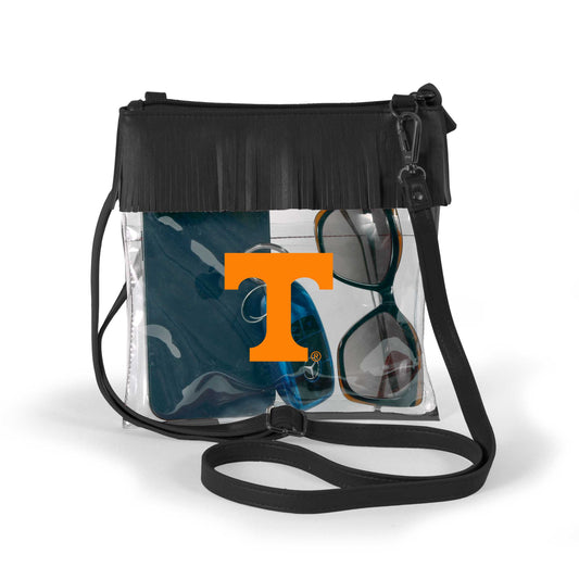 Tennessee Clear Crossbody with fringe by Desden