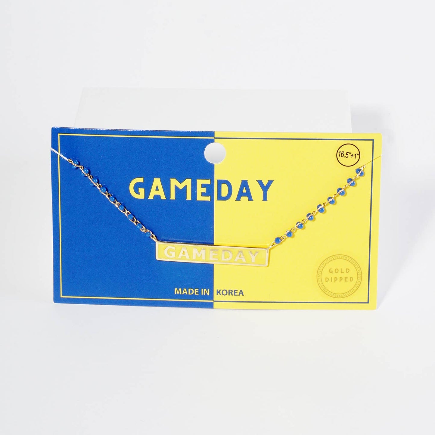 Enamel Gameday Dainty Necklace