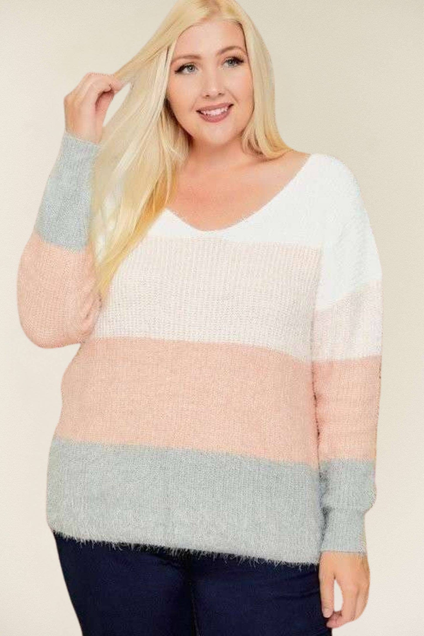 PLUS COLOR BLOCK TOP
